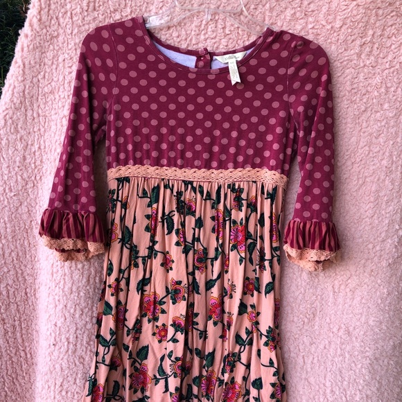 matilda jane maroon dress